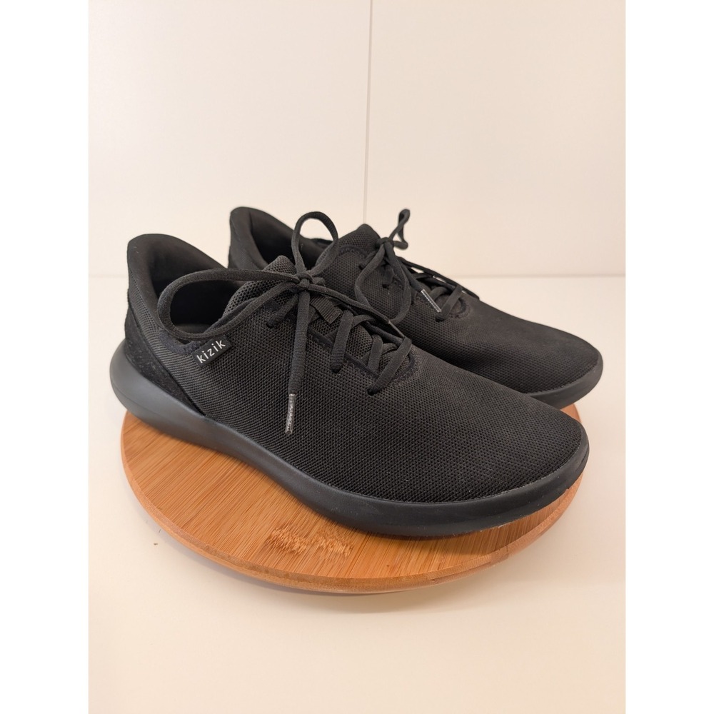Kizik Shoes Mens Size 12 Black Slip On Hands Free Athletic Sneakers Casual